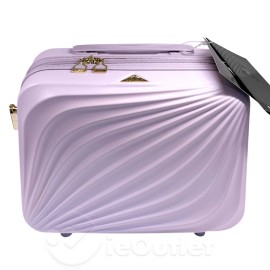 Triforce NEW Triforce Elite Hardside 12" Beauty Travel Makeup Case w/ LED Mirror Lavender