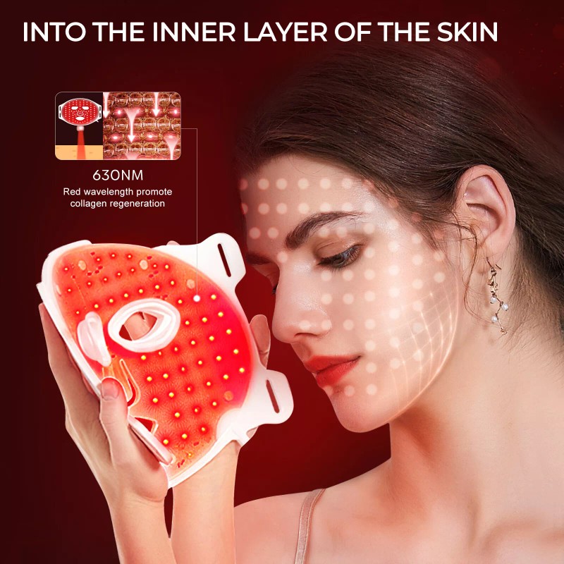 7 Colors Photon Face LED Mask Red Light Therapy for