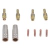 MIG Welding Consumables Kit Copper Contact Tips Connecting Rods Nozzle