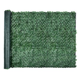 INFRANGE Artificial Faux Ivy Leaf Privacy Fence Screen, Expandable Hedges Wall Fence Greenery Decoration Panel for Garden, Outdoor, Home, Balcony 4FT x 14FT 2pcs