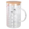 Glass Measuring Cup V Shaped Nozzle Clear Scale Comfortable Grip