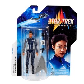 Bandai Star Trek Figure Commander Michael Burnham | 5'' Michael Burnham Star Trek Discovery Action Figure | Star Trek Discovery Toy Articulated Figure | Star Trek Gifts And Star Trek Merchandise