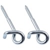 ALPENSTAHL Safety Swing Hook Galvanised Steel | Pack of 2