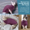 SUNFURA Turtleneck Sweater for Cat, Sphynx Cats Shirt Hairless Cat