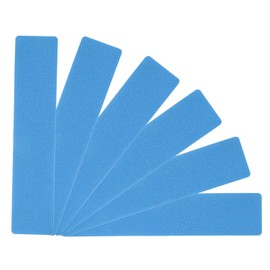 PATIKIL Court Line Marker, 6 Pcs Mini Pickleball Court Markers Portable Marking Kit Temporary Boundary for Basketball Badminton Volleyball Outdoor Sports Training, Blue