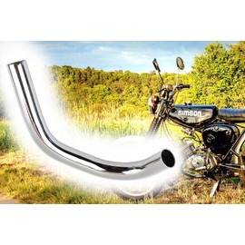 Tuning Manifold Diameter 32 mm Chrome-Plated for Simson S50, S51, S70, KR51/2 Schwalbe, for Exhaust Type 2, Sport Version