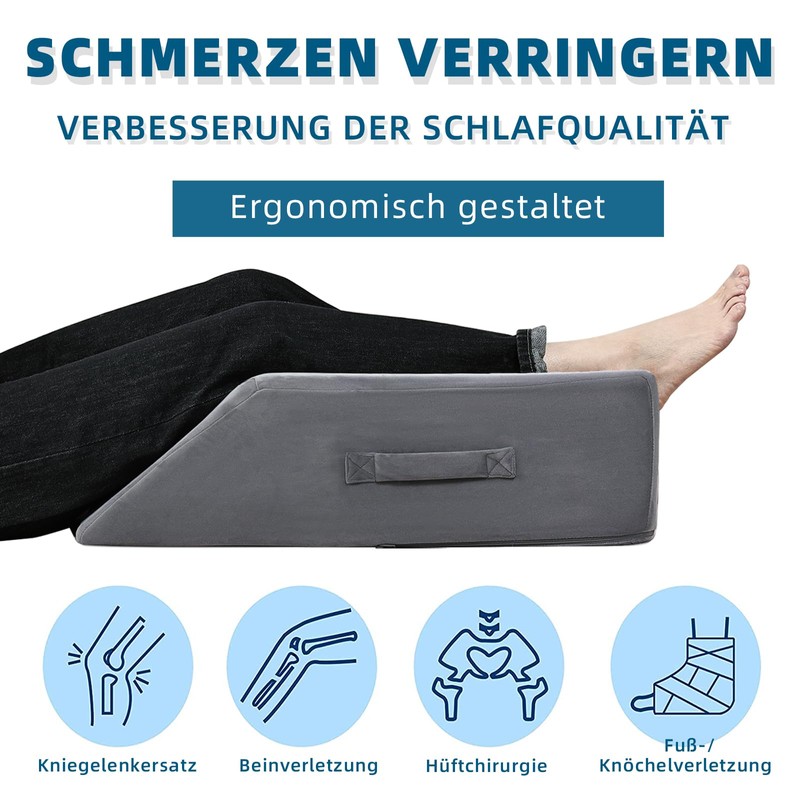 TANYOO Leg Cushion, Memory Foam Vein Cushion, Wedge Cushion for
