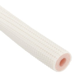 PATIKIL Pipe Insulation Foam Tube, 1/2" Heat Preservation Insulated Foam Tubing for Mini Split Copper Line Set Water Pipes, 3.28Ft(1m), White/Pink