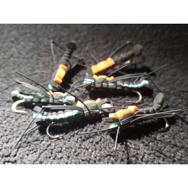IDYLWILDE DRY FLIES SIZE 6 HOPPER BLACK BLT IDYLWILDE FLY FISHING COMPANY