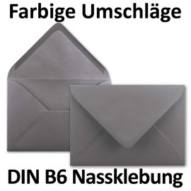 Neuser FarbenFroh 80 g/m² B6 envelopes, 175 x 125 mm, wet sealing