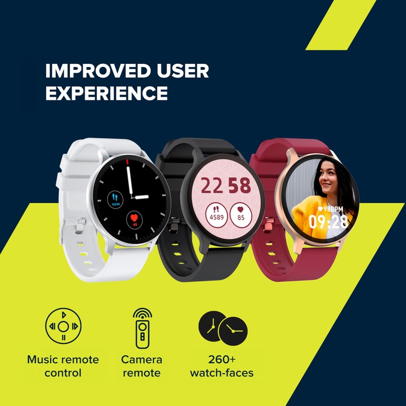 Canyon Badian SW-68 Smartwatch Black 45 mm DE, Modern