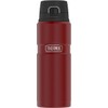 THERMOS Stainless King 24 Ounce Drink Bottle, Cranberry