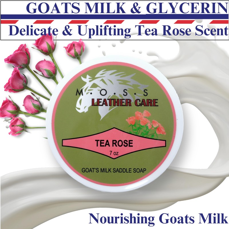 Nunn Finer - M.O.S.S. Saddle Soap - 7oz Natural Goat’s