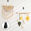 FERCAISH Pack of 8 PU Leather Curtain Rod Holders, Wall