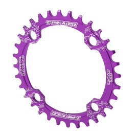 X AUTOHAUX 32 Teeth 104mm Bicycle Wide Chainring Crankset Tooth Plate Purple