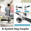 Imaictuu Beer Keg Tap Chrome-Plated Beer Pump Keg Party Pump
