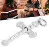 Crucifix Necklace Exquisite 925 Sterling Silver Men's Women's Jesus Cross