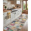 LUMI Washable Runner Rug, 3'x7' Non-Slip Hallway Mat, Low Profile