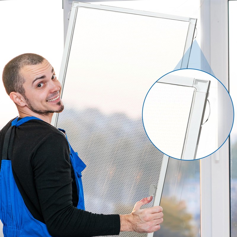 60 Pcs Corner Mount Flat Window Spring Stainless Steel Window