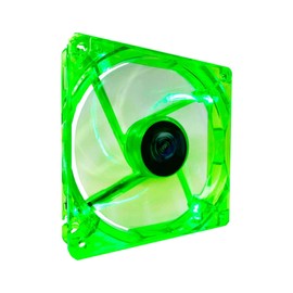 APEVIA CF12SL-UGN 120mm 4pin Molex + 3pin Motherboard Silent Green LED Case Fan