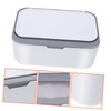 GLEAVI 1Pc Capacity Tissue Box Grey Material Wet and Dry
