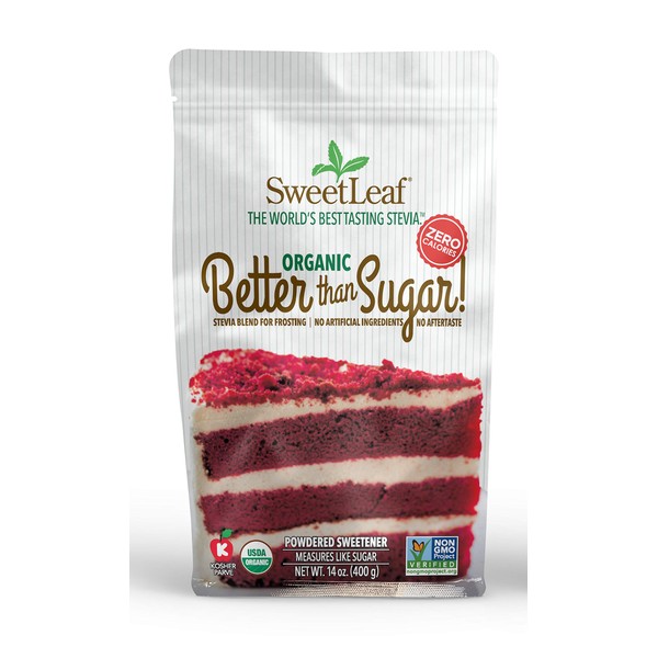 SweetLeaf Organic Better Than Sugar Sweetener - Sugar Substitute with