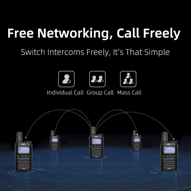 KSUN 4G Network Nationwide POC Radio with 1 Year Pre-Paid