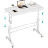 WINAZ Small Portable Treadmill Walking Pad Desk on Wheels, 32