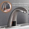 Derpras Touchless Bathroom Faucet with Automatic Sensor Function, Bathroom Sink