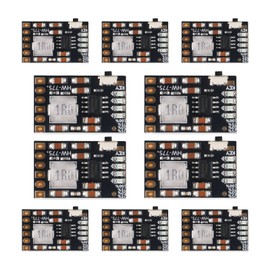 Diitao 10PCS 2A 5V Charge Discharge Integrated Module 3.7V/4.2V Protection PCB Board Modules for 18650 Lithium Battery Charging Boost Mobile Power Board Module