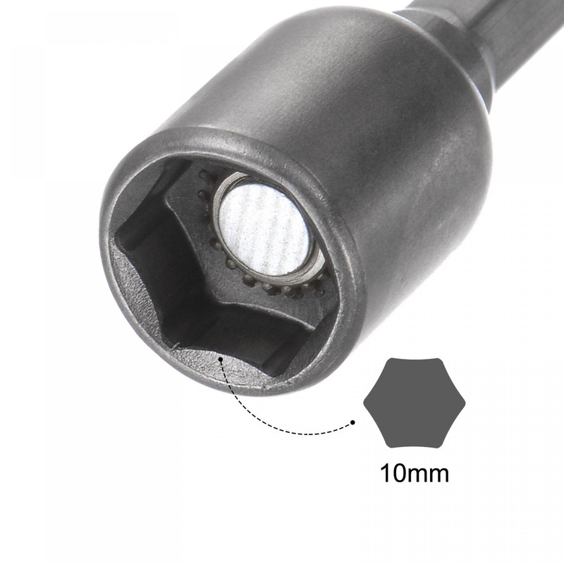 sourcing map Pack of 5 Quick Change Socket Spanner Bit