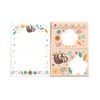 Letter Pad with Envelope for Children Animals Sloth Writing Paper