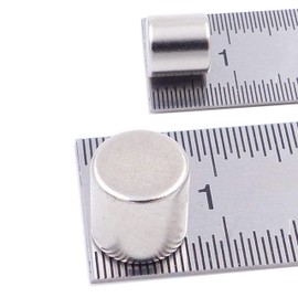 Brudazon 15 Mini Disc Magnets 7 x 7 mm N52 Strongest Level Neodymium Magnets Ultra Strong Power Magnet for Model Making, Photo, Whiteboard, Notice Board, Fridge, Crafts, Magnetic Disc Extra Strong