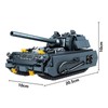 Military Armored Vehicle Building Block Model Kits, Small Brick Construction