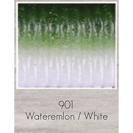 YAMAMOTO 5" Swimming Senko Soft Plastic Worm Paddle Tail Fishing Swim Bait Lures - 10 Pack, Watermelon with Cream Laminate