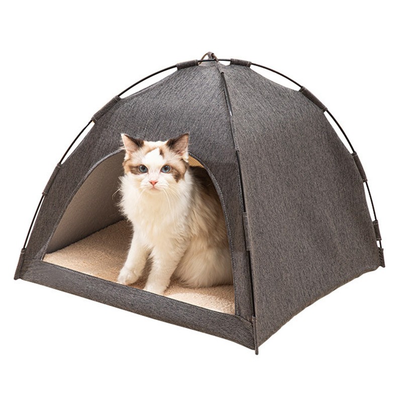 Cat Tent Bed Large Space Breathable Comfortable Washable Pet Tent