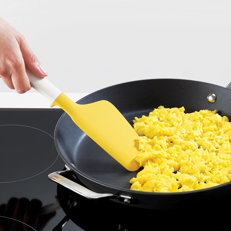 Joseph Joseph Silicone Elevate Egg Spatula with Integrated Tool Rest,