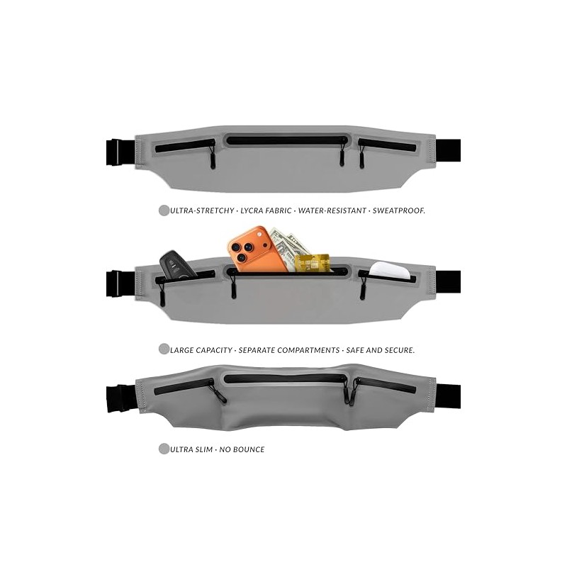 Cinturón de correr para hombres y mujeres, cinturón de correr
