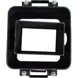 LSMIITTH 2-Part LSMIITTH Iron Large Flask Mold Frame for Sand Casting Big Jelwery Making