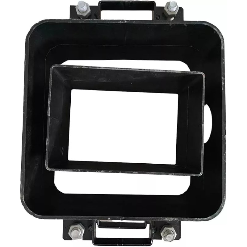 LSMIITTH 2-Part LSMIITTH Iron Large Flask Mold Frame for Sand