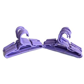 Doll Hangers Set of 24 Plastic Hangers Lavender, Fits 18 Inch American Girl Dolls Clothes, Doll Accessories