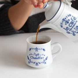 Nicotte Mamaison Blue Rose Mug / 니코트  마메종 블루로즈 머그