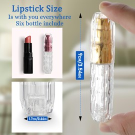 UOIXPUHUO 6 Pcs Leakproof Perfume Travel Refillable 5ML Pocket Perfume Atomizer Bottle Empty, Portable Mini Travel Cologne Sprayer Fragrance Atomizer for Women Men Outgoing