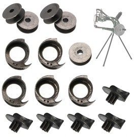 BEAMNOVA Set of 15 Attachment Kit for Leather Cobbler Sewing Machine Replacement for Heavy Duty Hand Sewing Machine