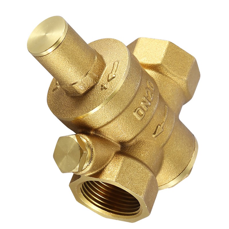 DN20 3/4" Adjustable Water Pressure Reducing Regulator Valve 1.6MPa