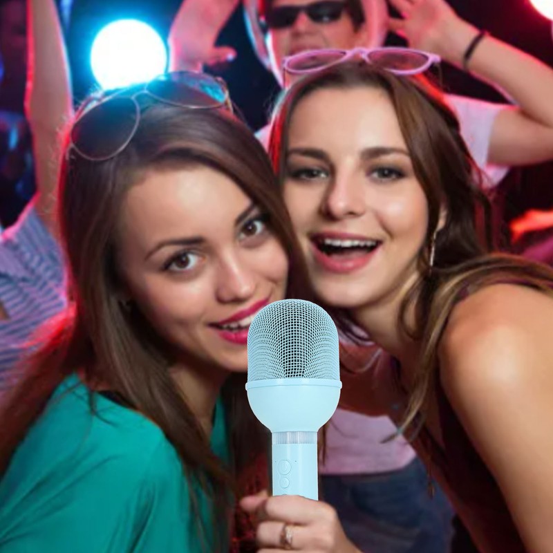Wireless Bluetooth Microphone High Sound Quality Versatile Portable Handheld Karaoke