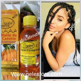 SUPREME Crystal White Lightening Carotte Oil With Sun Screen & Vit E. X 1. QUICK SOLUTIO