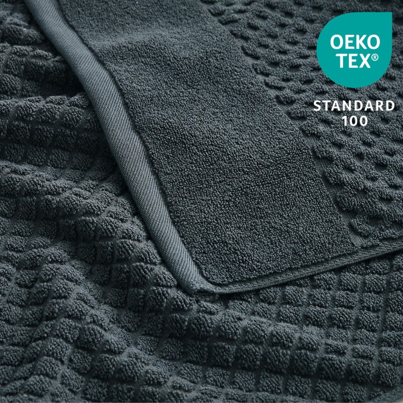 Simple&Opulence Premium 100% Cotton Towel Set 6 Piece, Jacquard Soft