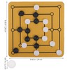 DECHOUS Nine Mens Morris Chess Board Game Set - Portable
