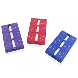 SUMAG Zig Zag Stick Magic Tricks Cut Restore Stick Magie Accessories Children Magic Toys Close-up Gimmicks Mentalism Illusions Props (Blue)